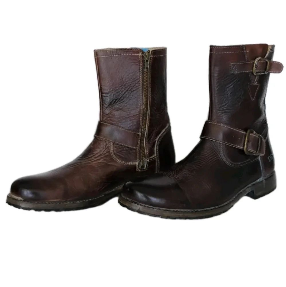 Bed Stu Ashton Men's Leather Boots Size 9.5